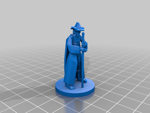 druide wanderer assistant miniature de table jeu d&d 3d print model - Mito3D