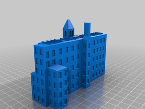 unh manchester binası üniversite model okul 3d print model - Mito3D