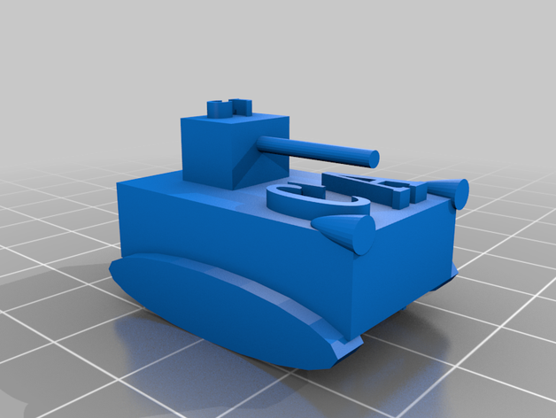 tank 3D print model - Mito3D