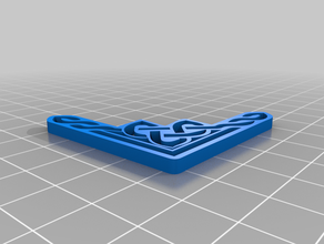 celtic corner knot 3d print model - Mito3D