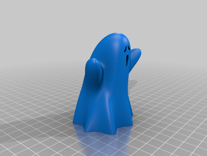 korkunç hayalet Cadılar Bayramı 3d print model - Mito3D