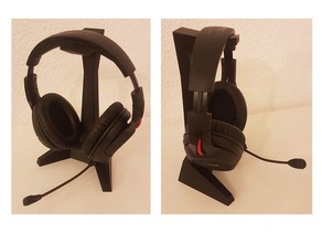 headset-Halter asus rog Schwan 3d print model - Mito3D