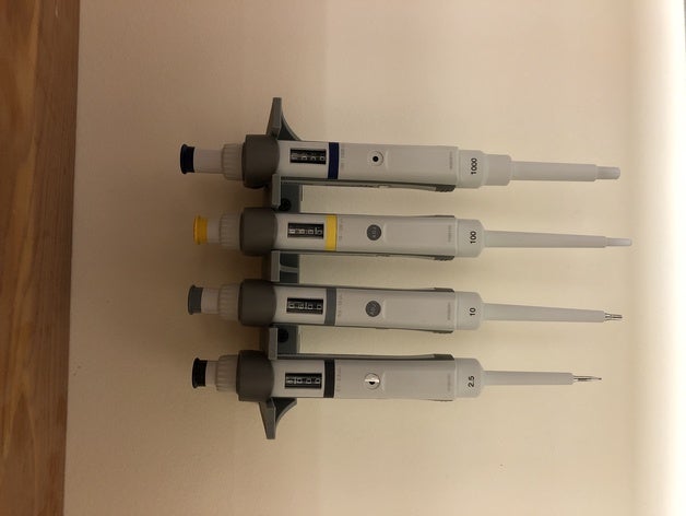 eppendorf pipette rack Pipettieren holder stand 3D print model - Mito3D