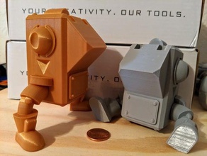 peabot alfabeto bot carino lettera robot giocattolo 3d print model - Mito3D