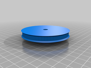 120t 2gt m8 shaft pulley customized 3d print model - Mito3D