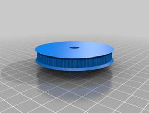 100t 2gt m8 shaft pulley customized 3d print model - Mito3D