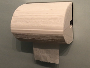 toilet paper cover bathroom roll 3d print model - Mito3D