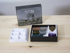 scythe - metal sikke tutucu kutusu karşılaşır boardgame para 3d print model - Mito3D