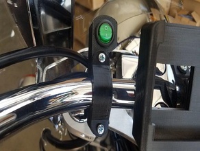 motorcycle handlebar rocker switch 3d print model - Mito3D