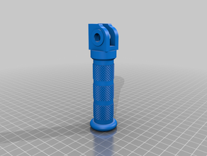 motorcycle peg knurled castable replica 3d print model - Mito3D