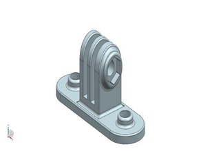 ender 5 gopro mounting 3d print model - Mito3D