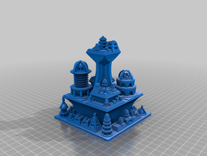 my customized space cities generator 3d print model - Mito3D