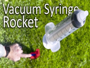 Vakuum-Spritze Rakete 3d print model - Mito3D