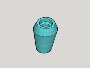 cachimbo de água do bocal tipo correspondente tamanho médio mini 3d print model - Mito3D