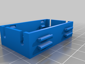 remix base buck converter tool-less snap-fit enclosure 3d print model - Mito3D