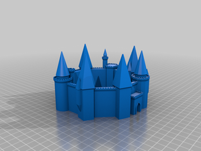 özelleştirilmiş Ortaçağ kale jeneratör 3d print model - Mito3D