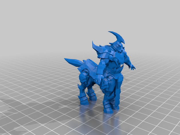 hecarim league legends centaur creature creatures miniature miniatures 3D print model - Mito3D