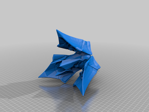 harper's shell coque harpie destiny 2 3d print model - Mito3D