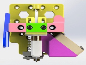40mm x 10mm profil bas de ventilateur e3d v6 conduits ventilation montage du 3d print model - Mito3D