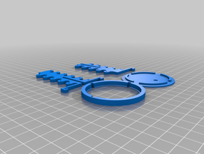 il mio personalizzato helix antenna elicoidale telaio avvolgimento modello su misura 3d print model - Mito3D