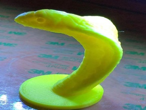 king cobra watching you 3d print model - Mito3D
