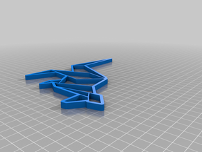 mi personalizados origami de canguro personalizado 3d print model - Mito3D