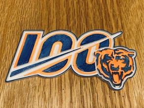 bears 100 logo bears chicago chicago bears football football team logo nfl vesa 100