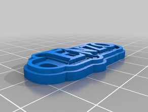 enzo 2 keychain customized 3d print model - Mito3D