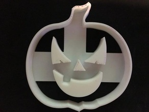 zucca di halloween con lo stampino cookie cutter 3d print model - Mito3D