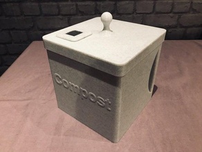 contenedor de compost el compost-bin compostador 3d print model - Mito3D
