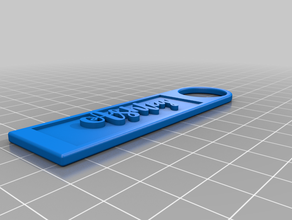 ashley-tag ashley keychain keyfob tag 3d print model - Mito3D