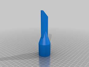 flaco accesorio de aspiración 323 la base diámetro personalizado 3d print model - Mito3D