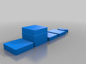 personalizado caja de regalo la cinta modo florero 3d print model - Mito3D