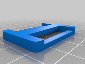 il mio personalizzato parametrico tri-glide in fettuccia 26x4 su misura 3d print model - Mito3D