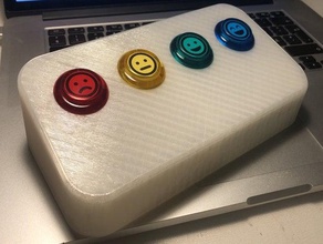 traurig ok freut sich fantastische button box 3d print model - Mito3D