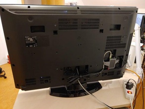 raspberry pi la soluzione di sony bravia kdl-37s5650 caso media center smart tv 3d print model - Mito3D