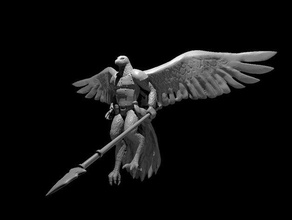 aarakocra updated bird dnd eagle 3d print model - Mito3D