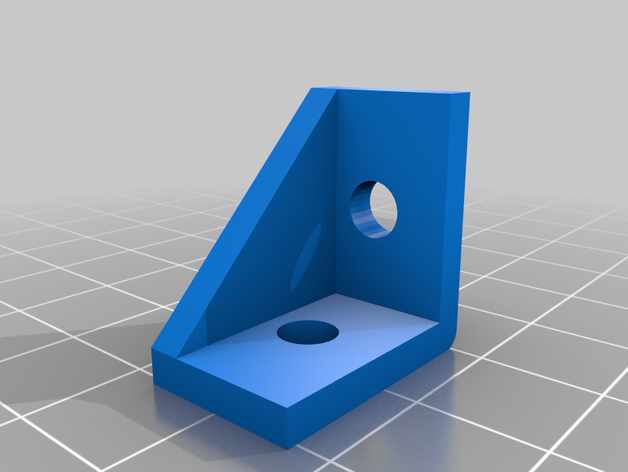 my customized angle bracket 3D print model - Mito3D