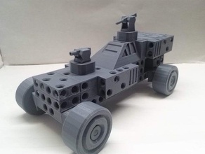 mcv crossout básicos coche arma de fuego modelo el los autos modular juguete juego video la rueda 3d print model - Mito3D