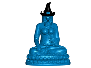 tote Hexe buddha halloween remix 3d print model - Mito3D
