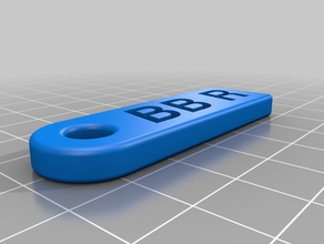 bb wire tag customized 3d print model - Mito3D