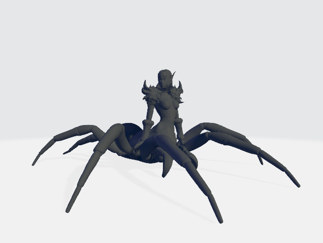 drider esercito creatura dnd mini in miniatura driders drow monster i mostri spider ragni 3D print model - Mito3D