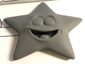 cartoon starfish happy 3d print model - Mito3D