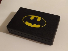 batman box scatola di stoccaggio 3d print model - Mito3D