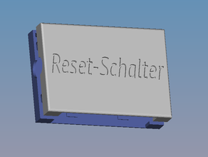 c64 clássico botão de reset caso comodoro 3d print model - Mito3D