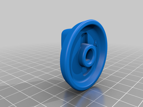 gas knob 3d print model - Mito3D