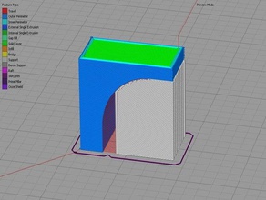 supporto di file test la calibrazione della stampante il 3d print model - Mito3D