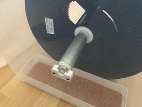 dry box spool holder 5 kg spools 3d print model - Mito3D