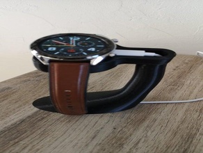 huawei watch gt-655 stand - Spannungsversorgung Netzteil Uhr stehen 3d print model - Mito3D