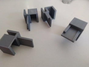 guía de haut verter cartel óptimo portes coulissantes 3d print model - Mito3D
